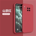 Ultrathin Lovers Protective Liquid Silicone Soft Cases Skin Covers For Huawei Mate 30/30 Pro/30E Pro/30 RS - Red