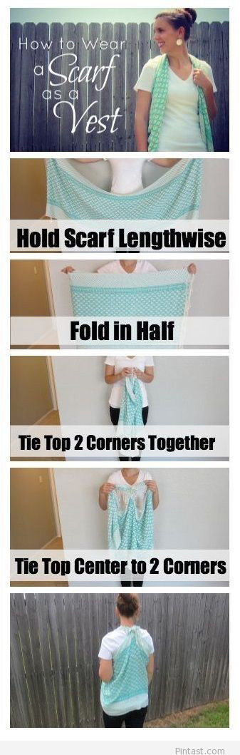 how to wear a scarf