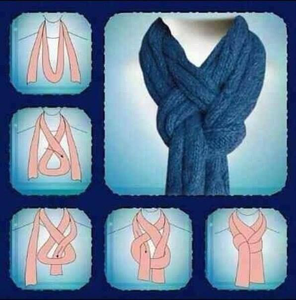 how to wear a scarf