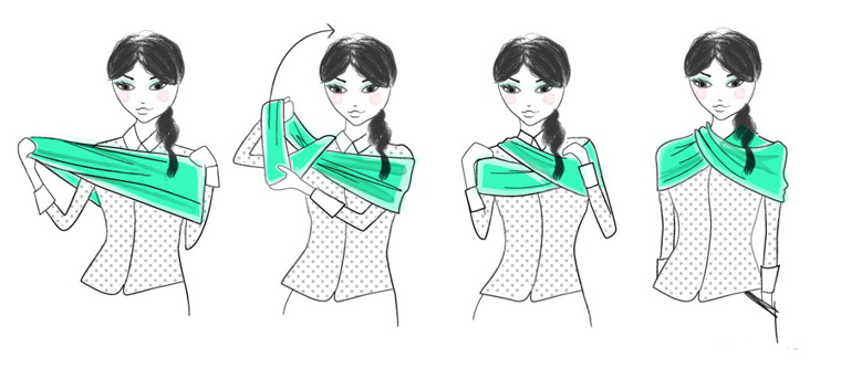 Shoulder Wrap Scarf