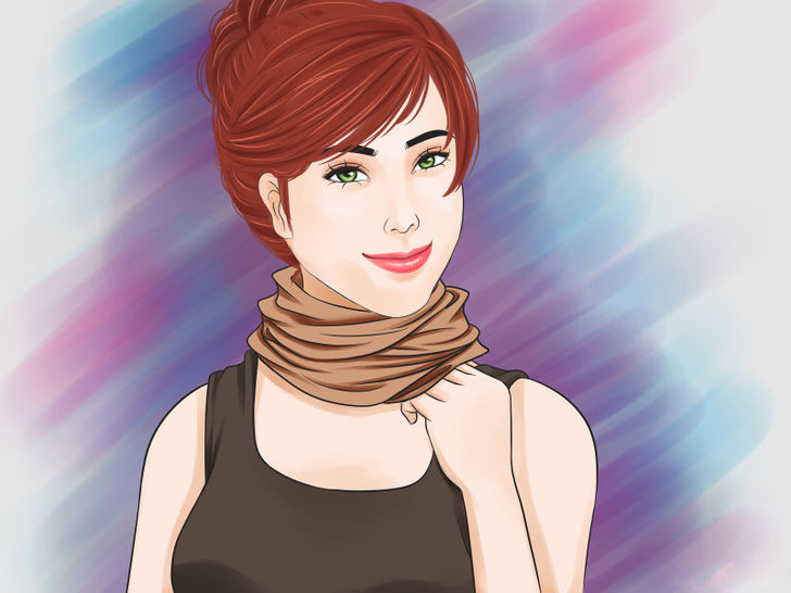 Image titled Tie a Scarf Around the Neck Step 12