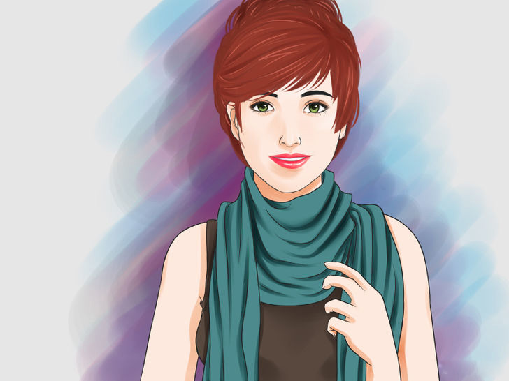 Image titled Tie a Scarf Around the Neck Step 3