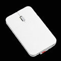 Super Slim 800-1200 DPI 3D USB Optical Mouse 15mm 3-Button White