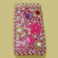 Brand New Pink Bling Crystal Diamond Plastic Hard Case For Apple iphone 3G 3Gs