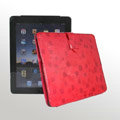 iPad Case Stone series Can support - Red