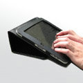 iPad Crocodile Grain Top Case Genuine leather - Black