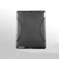 iPad 2 / The New iPad case Crescent Silicone Case Seismic drop resistance - Black