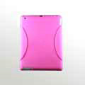 iPad 2 / The New iPad case Crescent Silicone Case Seismic drop resistance - Pink