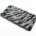 zebra iphone 4G case crystal bling cover - EB003