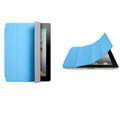 Miraculous magnetic wake smart cover for iPad 2 / The New iPad - blue