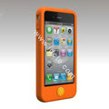 Brand New Smarties silicone case for iphone 4 - orange