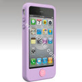 Brand New Smarties silicone case for iphone 4 - purple