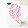 Brand New lovers case for iphone 4 - pink
