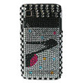 Brand New high heels crystal bling case for Samsung i9000