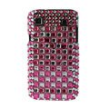 Brand New Block bling crystal case for Samsung i9000 - pink