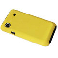 Ultra-thin scrub color covers for Samsung i9000 - yellow