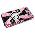 Heart bling Crystal case for Samsung i9000 - white