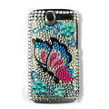 Butterfly bling crystal case cover for HTC G7