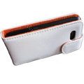 Simple Leather Case For HTC G9 - white