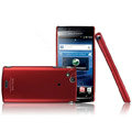 IMAK Ultra-thin color covers for Sony Ericsson Xperia Arc LT15i X12 - red