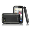 IMAK metal case for Motorola MB525 - black