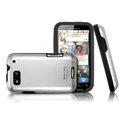 IMAK metal case for Motorola MB525 - silver