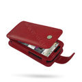 Springhk leather case for Motorola MB525 - red