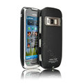 IMAK Ultra-thin color cover case for Nokia C7 - black