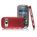 IMAK Ultra-thin color cover case for Nokia C7 - red