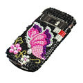 pink butterfly bling crystal case for Nokia C7
