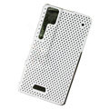 Ultra-thin mesh case for Motorola XT701 - white