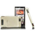 IMAK Ultra-thin color covers for Motorola MB810 - gold