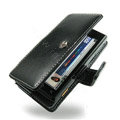 IMAK leather case for Motorola XT702 - black