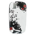 Color Painting flower Protective Case for Motorola XT800