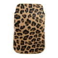 Leopard Leather holster case for Nokia N9 - gold