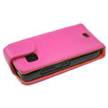 Leather holster case for Nokia C5-03 - pink