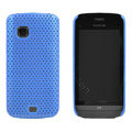 Mesh case cover for Nokia C5-03 - blue