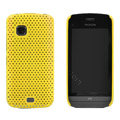 Mesh case cover for Nokia C5-03 - yellow