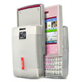 IMAK Ultra-thin Matte Silicone case for Nokia X5-01 - white