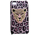 Steller Leopard Bling crystal case for iPhone 4G