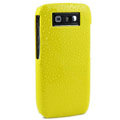 Three-dimensional droplets color covers for Nokia E71 - yellow
