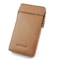 leather holster case for Samsung i997 infuse 4G - brown