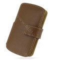 PDair holster leather case for Sony Ericsson Vivaz U5i - brown
