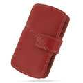 PDair holster leather case for Sony Ericsson Vivaz U5i - red