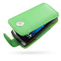 Springhk holster leather case for Sony Ericsson Vivaz U8i - green