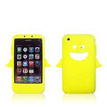 Angel and Devil Silicone Case for iPhone 3G/3GS - Angel yellow