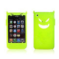 Angel and Devil Silicone Case for iPhone 3G/3GS - Devil green
