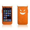 Angel and Devil Silicone Case for iPhone 3G/3GS - Devil orange
