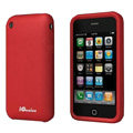 iGenius Silicone Cases Covers for iPhone 3G/3GS - red