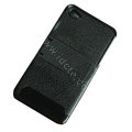 Amass Stand Hard Back Cases Covers for iPhone 4G - black